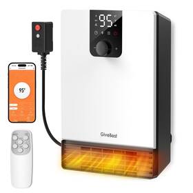 Givebest B0fg1gmpz1 1500w Wall Heater Fast Heating Electric Space For Bathroom 200