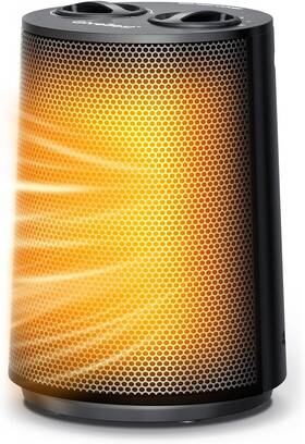 Givebest Dnf-1802 Space Heater 1500w Portable Heaters For Indoor Use Ptc Black