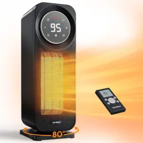 Gb-kpt-40 Givebest Touch Panel Space Heaters For Indoor Use 1500w Fast Heating Black
