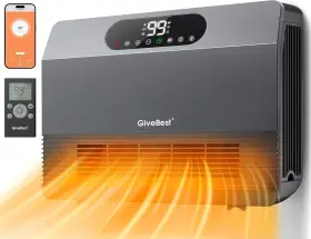 Uph310m Givebest Smart Wall Heater Wifi 1500w Fast Heating Electric Space