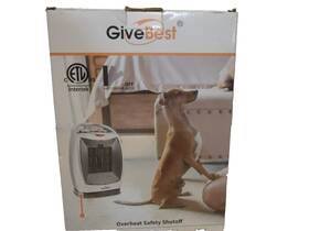 Givebest X0032icawt 1500 Watt 6 Settings Oscillating Portable Heater New