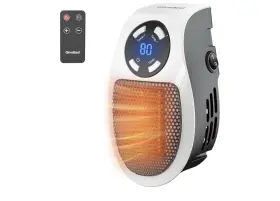 X003wotroh Givebest Personal Electric Ceramic Heater 450w Remote Control Timer White Black