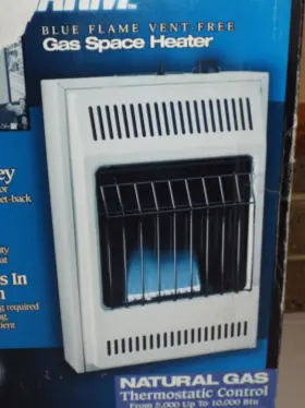 Gwn10t Glo-warm Blue Flame Vent-free Heater Natural Gas 5 000 - 10 Btu To 300 Sqft