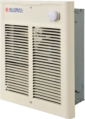 246744 Global Industrial Fan Forced Wall Heater With Built-in Thermostat Shaded Pole M