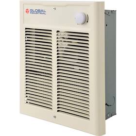 Global Industrial Shag-m02s Fan Forced Wall Heater Shaded Pole Motor 1500w 120v