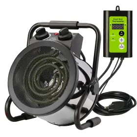1500w Gnrzzt 754297337874 Greenhouse Heater With Digital Thermostat Fast Heating Overheat Protect