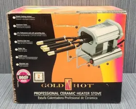 Gold N Hot 810667012762 Professional Ceramic Heater Stove Maintain 825 Fahrenheit