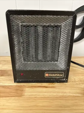 Se-1500ce Goldstar Vintage Ceramic Heater Made In Korea 1980 S Works