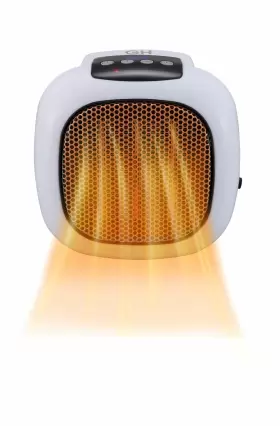 Good Housekeeping 877697004563 Digital Ceramic 750-watt Plug-in Space Heater By White