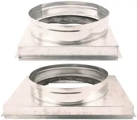 Sqrpch101 Goodman Square To Round Adapter 4 X 24 18