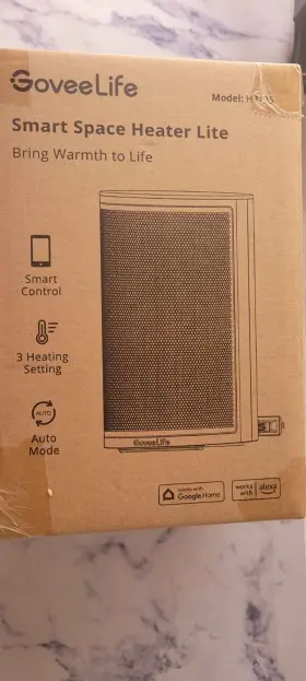 H-7135 Govee Electric Space Heater 1500w Smart With Thermostat Wifi