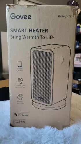 H7130 Govee Smart Electric Space Heater Wi-fi And Bluetooth App Control Alexa Google