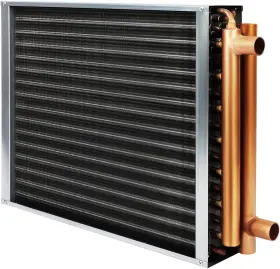167524-5350-1444412851 Gpoas 20x20 Heat Exchanger Water To Air Forced Heating With 1 Copper Ports Hot Wat