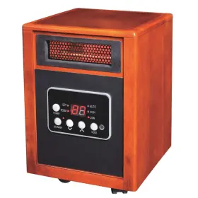 12h976 Grainger Approved Prtbl Elct Heatr Brwn 15-7/16 Inch H
