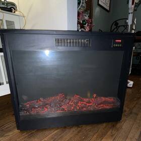 Great World Gw-2088 Electric Heater 1500w 120v Black Push Button Control