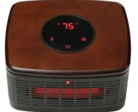 Hwxjrqxxmx15wwjt9 Greentouch Infrared Electric Space Heater Walnut Finish Model 2224hi-13-243