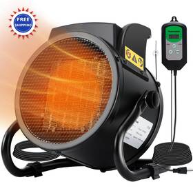 Grpwwt Mgp-2 Greenhouse Heater Thermostat Auto Temperature Control Digital Display Fast Grow