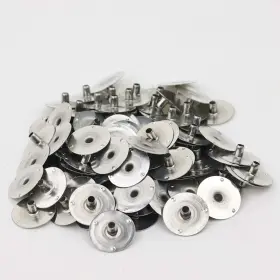 Dz20 Gsxrb 200pcs/20mm Candle Wick Tabs Metal Sustainer Base