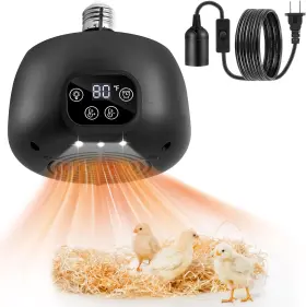 Td-gulfmew-0673 Gulfmew Chicken Coop Heater 200w With Lighting And Temperature Control