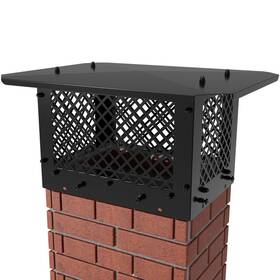 Hahaemall B0fjrrg3qb Chimney Caps For Outside 10 X 14 Black Rectangular Covers