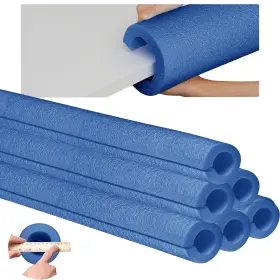 Hanaive-noodles-2781 Hanaive 6 Pcs 40 X 4.1 Inch Jumbo Pool Noodles Pre Slit Clamp Foam Protection