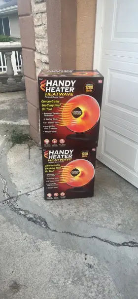 Handy Heater 445045818822 1500-watt 18.5 Inch Electric Ceramic Parabolic Space With Tip-over Safety
