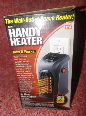 Handy Heater 607467254009 Electric Portable 350 Watt - Black