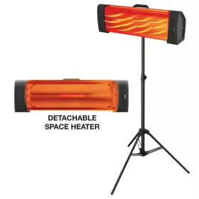 Handy Heater 744110207323 Heatwave Pro Tripod 1500-watt 5 Inch Black Electric Ceramic Space