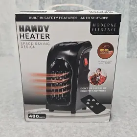 Bd-167 Handy Heater 400w Space Saving Design With Auto Shut-off And Remote Control