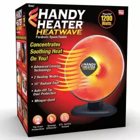 Heatp-mc1 Handy Heater Heatwave Parabolic Grey