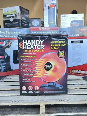 Heatpn-mc1 Handy Heater New 1500-watt 18.5 Inch Electric Ceramic Parabolic Space