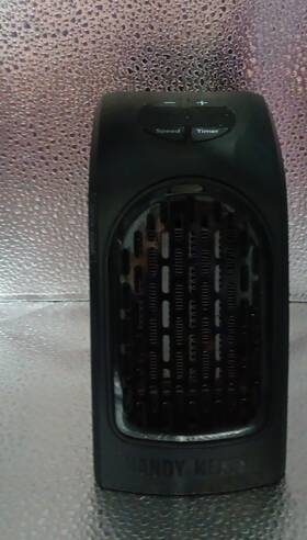 Handy Heater Smh-1251 Portable Electric Wall With Timer Push Button Black