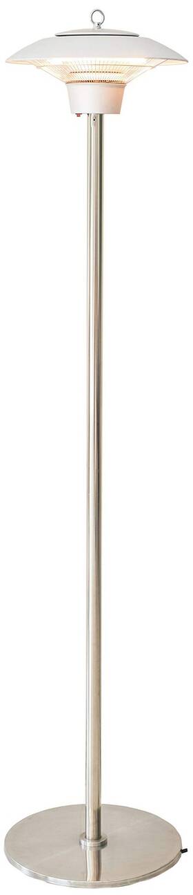 Hanover Han1023ha-slv 6.8-ft. 1500w Portable Electric Infrared Halogen Stand Lamp For Areas Up To 5