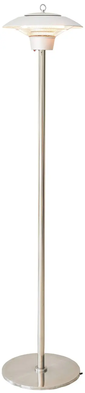 Han1023ha-slv Hanover 6.8-ft. 1500w Portable Electric Infrared Halogen Stand Lamp For Areas Up To 5