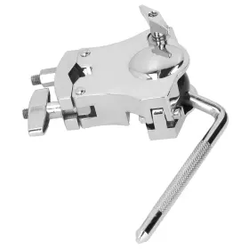 Haosieu73z5mves4 Haosie Drum Bracket Tom Rack Adjustable Mount Holder Silver Zinc Alloy Clamp