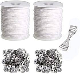 Happytakehome 714030694329 400 Ft Cotton Candle Wick 24 Ply Braided Making Wicks Spool 2