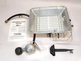 93164 Harbor Freight 15 000 Btu Infrared Heater Lp Propane Tank Top With Regulator