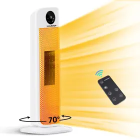 Hh22088ae Haushof 1500w Tower Space Heater 1-24h Timer Digital Ceramic With Tou