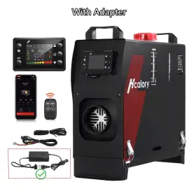 Hc1-s Hcalory Car Parking Heater With Ac Adapter 12v/24v Auxiliary Diesel All I