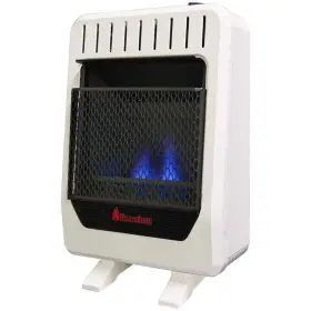 140323 Hearthsense 10 000 Btu Ventless Dual Fuel Blue Flame Heater With Base Manual Control