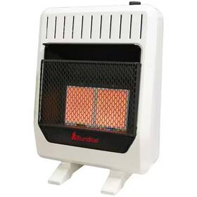 Hearthsense 705353207976 20 000 Btu Dual Fuel Ventless Infrared Plaque Heater With Base And Blower T-stat