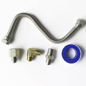 Hearthsense 744759706997 Universal Gas Heating Connection Kit - Model# Hsvfik Easy Installation Durable