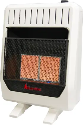 Ir16t-bb Hearthsense 848660005559 Ventless Dual Fuel Infrared Space Heater With Thermostat Control For