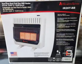Ir26t-bb Hearthsense Dual Fuel Ventless Infrared Heater 28-30k Btu
