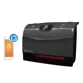 Heat Storm 445025269224 Phoenix Infrared Portable Floor To Wall Unit 1 500-watt Wi-fi Smart Heater Grey