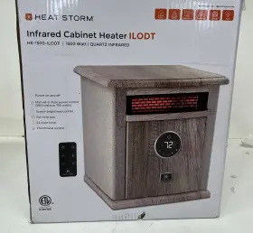 A-1500-ilodt Heat Storm 1500-watt Logan Deluxe Portable Electric Compact Space Heater In Tan