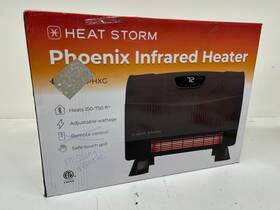 Heat Storm A-1500-phxg 1 500w Gray Electric Deluxe Indoor Floor-wall Infrared Panel Heater