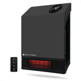 Saving-1000 Heat Storm Hs-1000-wxg Wall Gray Hs-1000-wx Deluxe Indoor Infrared Space Watts-remote Co