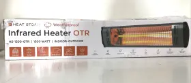 Hs-1500-tc Heat Storm Heatstorm Garage 1500 Watt Infrared Quartz Portable Heater Silver