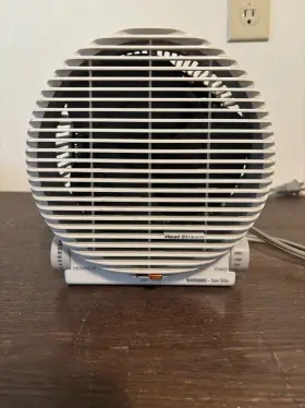 29h6500 Heat Stream Vtg. Portable Space Heater/ Fan 1500w Adobe Air